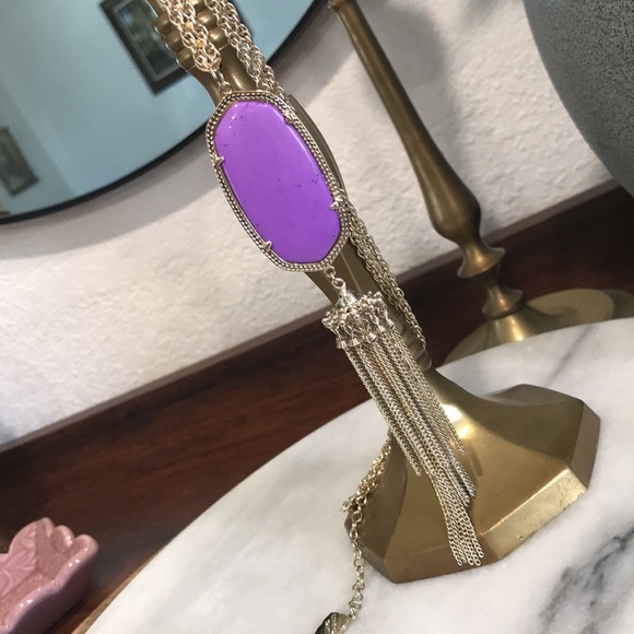Kendra Scott Purple Rayne Neckless - Picture 10 of 11